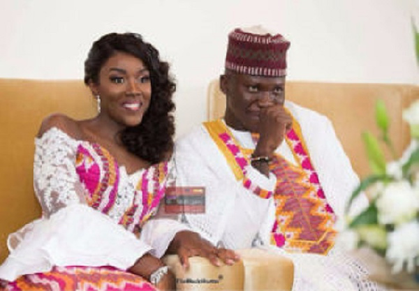 Dr Louisa Ansong and husband Stonebwoy