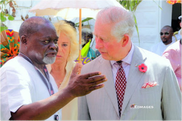 Azumah Nelson and  King Charles