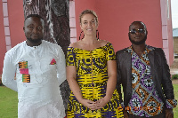 Executive Director of GGG, Leonie Heppener (middle) with her administrators