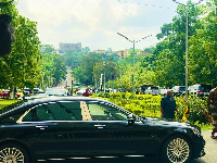 The vehicle Otumfuo arrived in at the 56th Congregation of KNUST