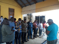 The swearing in of campaign team