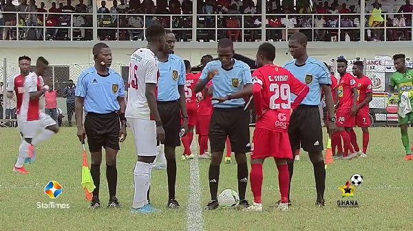 Karela were awarded a penalty kick on the hour mark