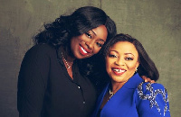 Peace Hyde [L] with Africa