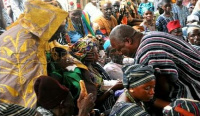 John Dramani Mahama at the palace of Yagbonwura Tuntumba Boresa (I)