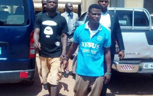 Vincent Bosso (L) and Daniel Asiedu (R) are back to prison