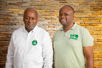 John Mahama and Dr. Edward Omane Boamah