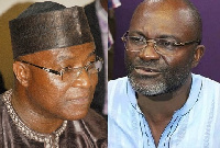 Kennedy Agyapong (right) and Osei Kyei-Mensah-Bonsu