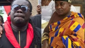 Obour buried his late Father, Nana Boansi Osei Kuffour on Saturday at Juaso in the Ashanti region