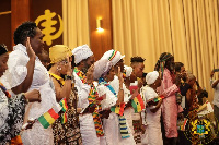 A section of the persons who received Ghanaian citizenship recently