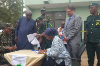 Ambrose Dery was at the Hamile Border Post