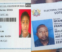 An image of the old and new voters card