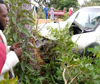 David Sei Demah had an accident on the Mandari road