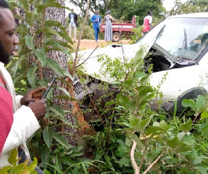 David Sei Demah Had An Accident On The Mandari Road