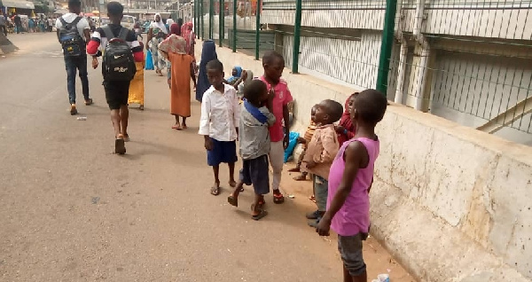 File photo: Child beggars are gradually flooding the streets of the country’s major cities