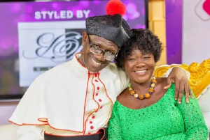 Rev Canon Charles Amankwah and his wife of nine years