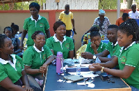 Nurses at a sitting