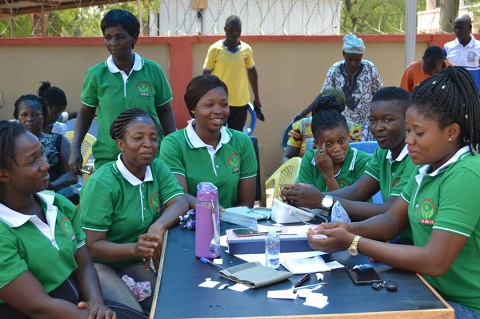 Nurses at a sitting