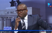 The host of Good Evening Ghana, Paul Adom Otchere