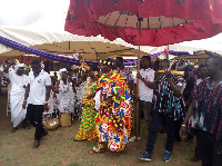 Chiefs of Shai during the ceremony