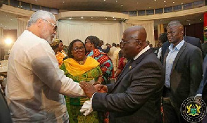 Akufo Addo Rawlings Shake