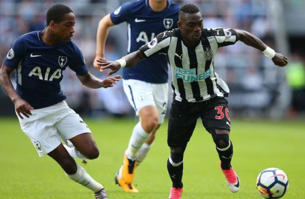 Atsu was a substitute in Newcastle's defeat to Tottenham