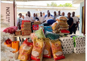 The items were presented at a brief ceremony held at the Chosen Rehab Centre