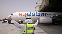 Flydubai's 50 Boeing 737-800 Next Generation aircraft at Dubai Airport in UAE