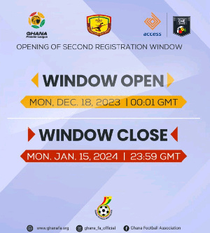 The Registration Window will close on Monday, January 15, 2024, at 23:59 GMT