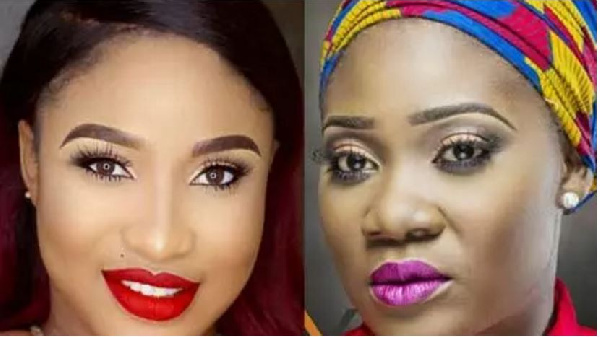 Tonto Dikeh and Mercy Johnson Oko