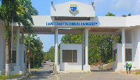 The entrance of the cape coast technical university