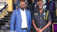 GFA President Kurt Okraku (left) with IGP Dampare