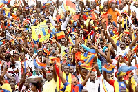 Some Hearts fans attacked the referee in their game against Kotoko