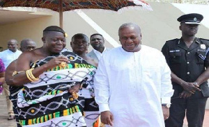 Mahama and Otumfuo Osei Tutu II