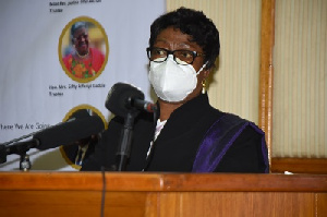 Trust Fund Justice Sophia Akuffo Inset Addressing The Participants. Photo Samuel Opare Lartey 