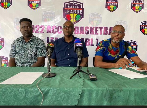 Some executive members of the Greater Accra Basketball Association