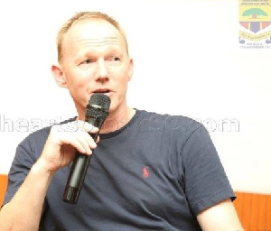 Hearts of Oak coach Frank Nuttall