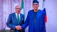 Godwin Emefiele wit President Buhari