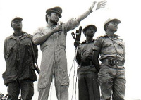 Jerry John Rawlings, joined other junior ranks of the Ghana Armed Forces to stage a coup