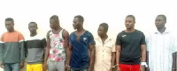 Five armed robbers who usually attack and rob residents of Ashaiman, have been arrested