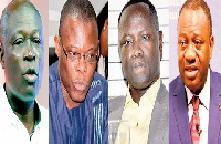 Nii Lantey Vanderpuye, Fiifi Fiavi Kwetey, Emmanuel Armah Kofi-Buah, Rashid Pelpuo