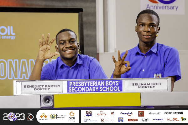 PRESEC Legon's contestants in the 2024 grand finale