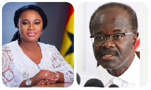 Charlotte Osei, EC Chairperson and Dr. Papa Kwesi Nduom