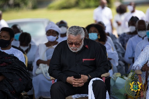 Former President Jerry John Rawlings