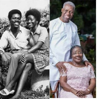 Paa Kwesi and his wife, Matilda