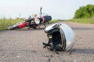 File photo of a motorcycle accident