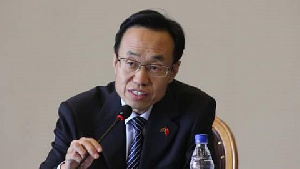 Chinese Ambassador to Ghana, H.E. Shi Ting Wang