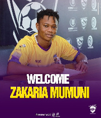 Zakaria Mumuni is a new player for Medeama SC