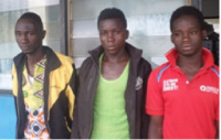 From left, Alhassan, Karim and Musa