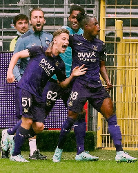 Majeed Ashimeru was in action for Anderlecht