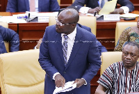 Cassiel Ato Forson contributing on the floor of the House